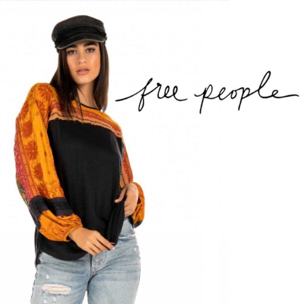 Free People Tripoli Top Blush Combo SIZE Small Small